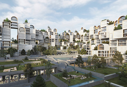 نمایی از محیط داخلی مجتمع گلستان