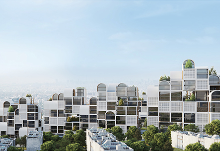 نمایی از شرق مجتمع گلستان